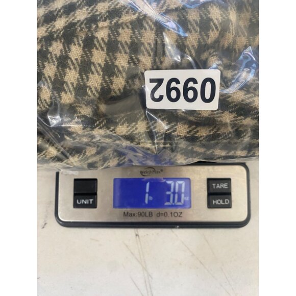 Abercrombie & Fitch Wool Blend Big Shirt Mens Size S Houndstooth Button Up Outdo - Picture 14 of 14